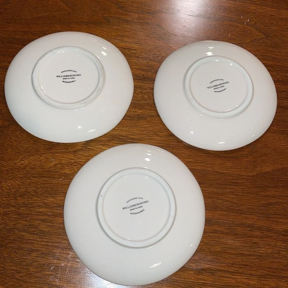 Williams Sonoma Small Decorative Plates (3)